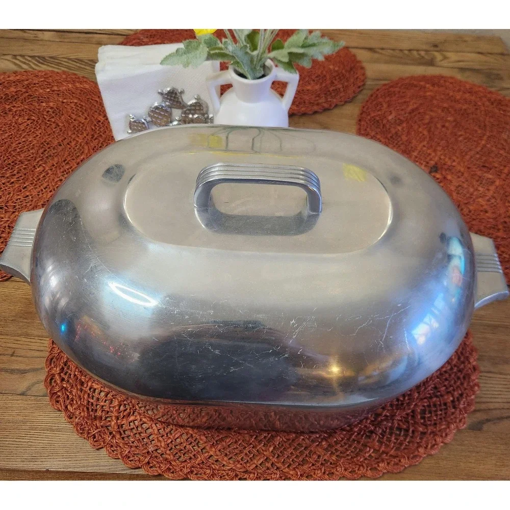 Vintage Wagner Ware Sidney 4267 P‎ 13 Qt Roaster.
